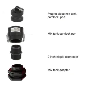 CamLok Connection for Mix Tank